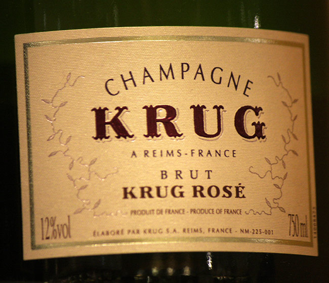 Krug — Vintage champagnes